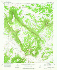 Tejana Mesa 1972 topographic map thumbnail