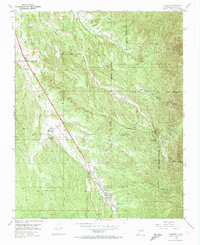 Tesuque 1953 topographic map thumbnail