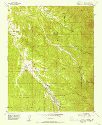 Tesuque 1953 topographic map thumbnail