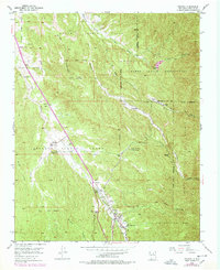 Tesuque 1953 topographic map thumbnail