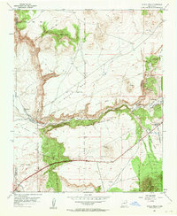 Tetilla Peak 1953 topographic map preview