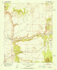 Tetilla Peak 1953 topographic map preview