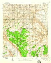 Texas Hill 1943 topographic map thumbnail