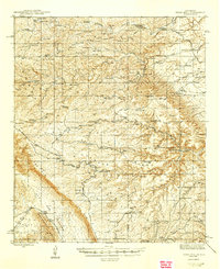 Texas Hill 1945 topographic map thumbnail