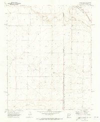 Texline South 1970 topographic map thumbnail