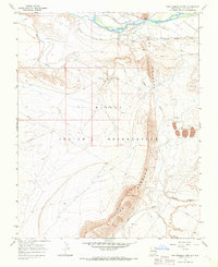 The Hogback North 1966 topographic map thumbnail