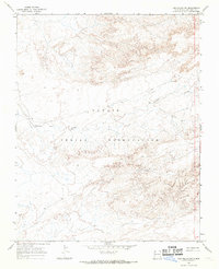 The Pillar NW 1966 topographic map thumbnail