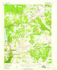 Tierra Amarilla 1955 topographic map thumbnail