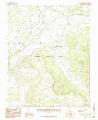 Tierra Amarilla 1983 topographic map thumbnail