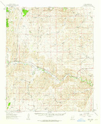 Tinnie 1961 topographic map thumbnail