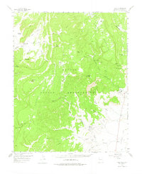Tohatchi 1955 topographic map thumbnail