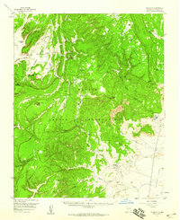 Tohatchi 1955 topographic map thumbnail