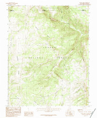Toltec Mesa 1983 topographic map thumbnail