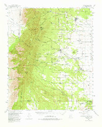 Torreon 1954 topographic map thumbnail