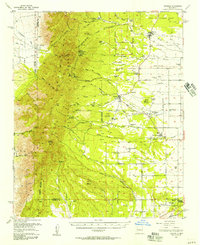 Torreon 1954 topographic map thumbnail