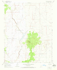 Tres Orejas 1961 topographic map thumbnail