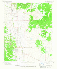 Tres Piedras 1963 topographic map thumbnail