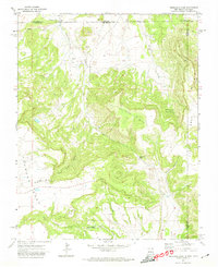 Trinchera Pass 1971 topographic map thumbnail