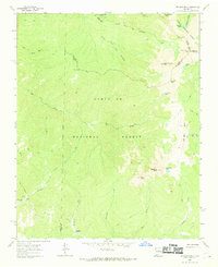 Truchas Peak 1963 topographic map thumbnail