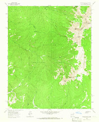 Truchas Peak 1963 topographic map preview