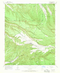 Truchas 1953 topographic map thumbnail
