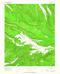 Truchas 1953 topographic map thumbnail