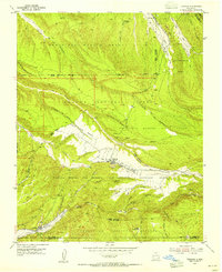 Truchas 1953 topographic map thumbnail