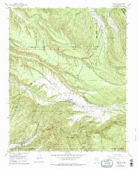 Truchas 1953 topographic map thumbnail