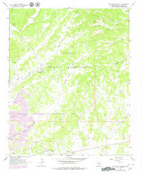Tse Bonita School 1963 topographic map thumbnail