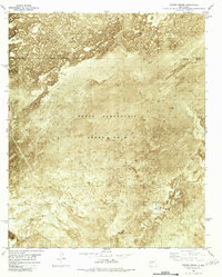 Tucson Spring 1982 topographic map thumbnail