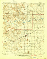 Tucumcari 1930 topographic map thumbnail