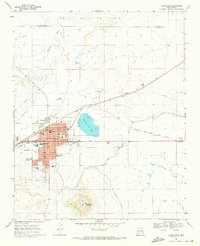 Tucumcari 1967 topographic map thumbnail