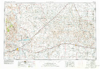 Tucumcari 1954 topographic map thumbnail