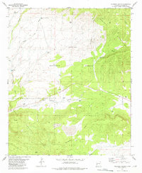 Tularosa Canyon 1981 topographic map preview