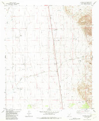 Tularosa NE 1982 topographic map thumbnail