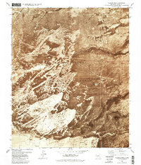 Tularosa Peak 1981 topographic map thumbnail