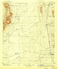 Tularosa 1916 topographic map thumbnail