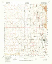 Tularosa 1948 topographic map thumbnail