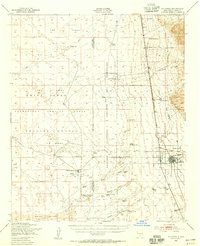Tularosa 1948 topographic map thumbnail