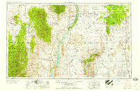 Tularosa 1958 topographic map thumbnail