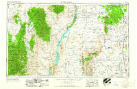 Tularosa 1954 topographic map thumbnail