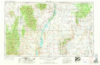 Tularosa 1954 topographic map thumbnail