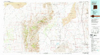 Tularosa 1981 topographic map thumbnail