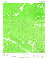 Turkey Peak 1963 topographic map thumbnail