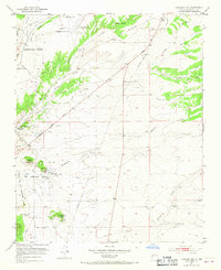Turquoise Hill 1952 topographic map thumbnail