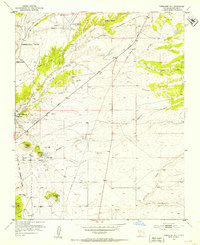 Turquoise Hill 1952 topographic map thumbnail