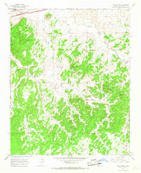 Twin Buttes 1963 topographic map thumbnail