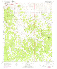 Twin Buttes 1963 topographic map thumbnail