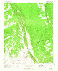 Upper Nutria 1963 topographic map thumbnail