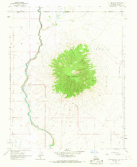 Ute Mountain 1963 topographic map thumbnail